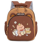 Children Capybara School Bag Cute Fashion Boy Girl Backpack Kids Kindergarten Rucksack Baby Gift