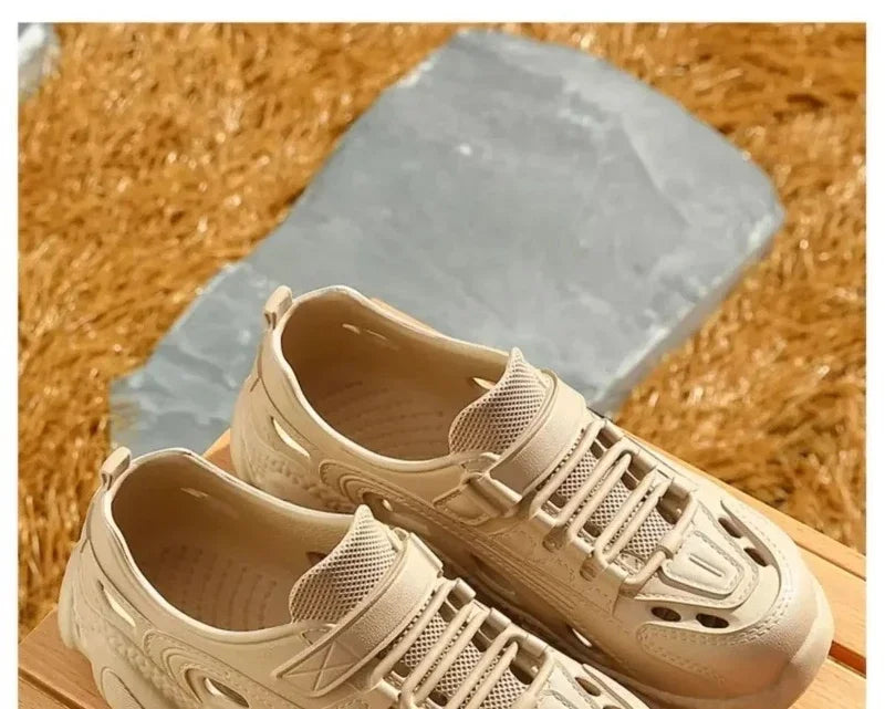 Trendy Men's Sandals Outdoor Wear Thickened Anti-slip Wear-resistant Fashion EVA Moulded Couples Clog Shoes Wholesale