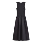 Dresses Summer Women's 2025 New Chic Slim Simple Elegant Holiday Dress Street Women's Comfortable Youth Dress