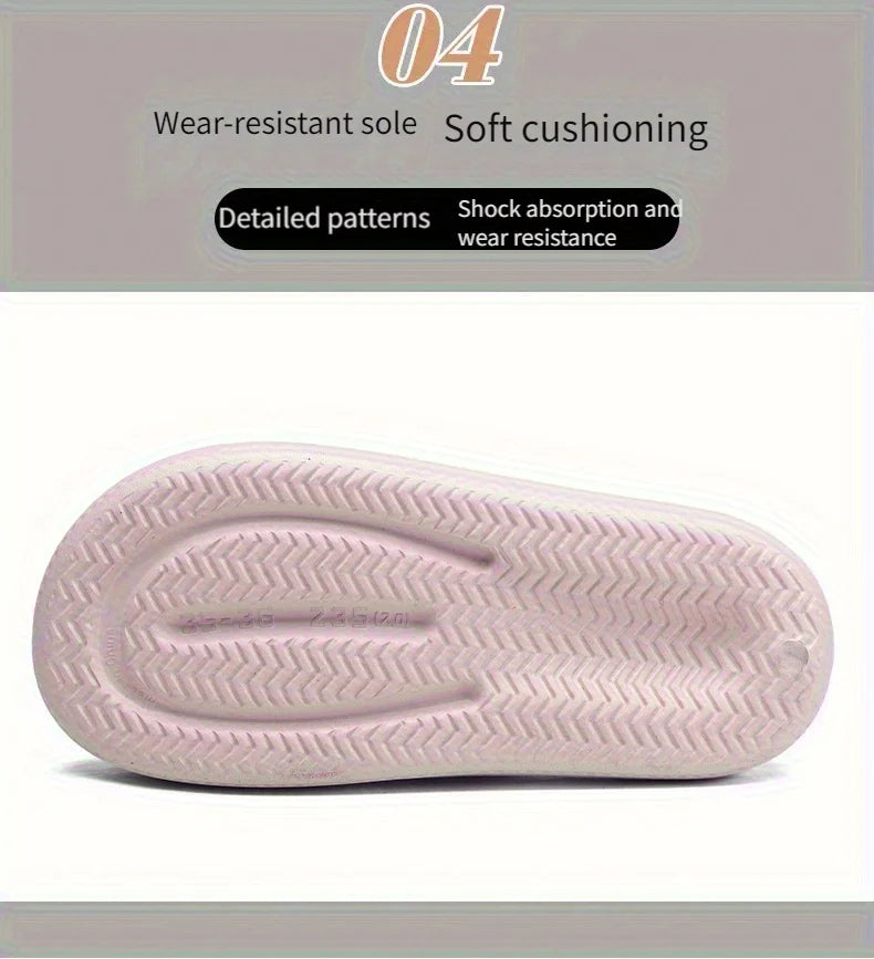 Hot Summer Outer Wear, Soft-Soled, Lightweight, Thick-Soled, Non-Slip, Wear-Resistant Beach Sandals for Women