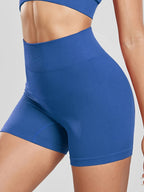 Women's Solid Color High Waist Simple Yoga Fitness Daily Ribbed Sports Cycling Leggings