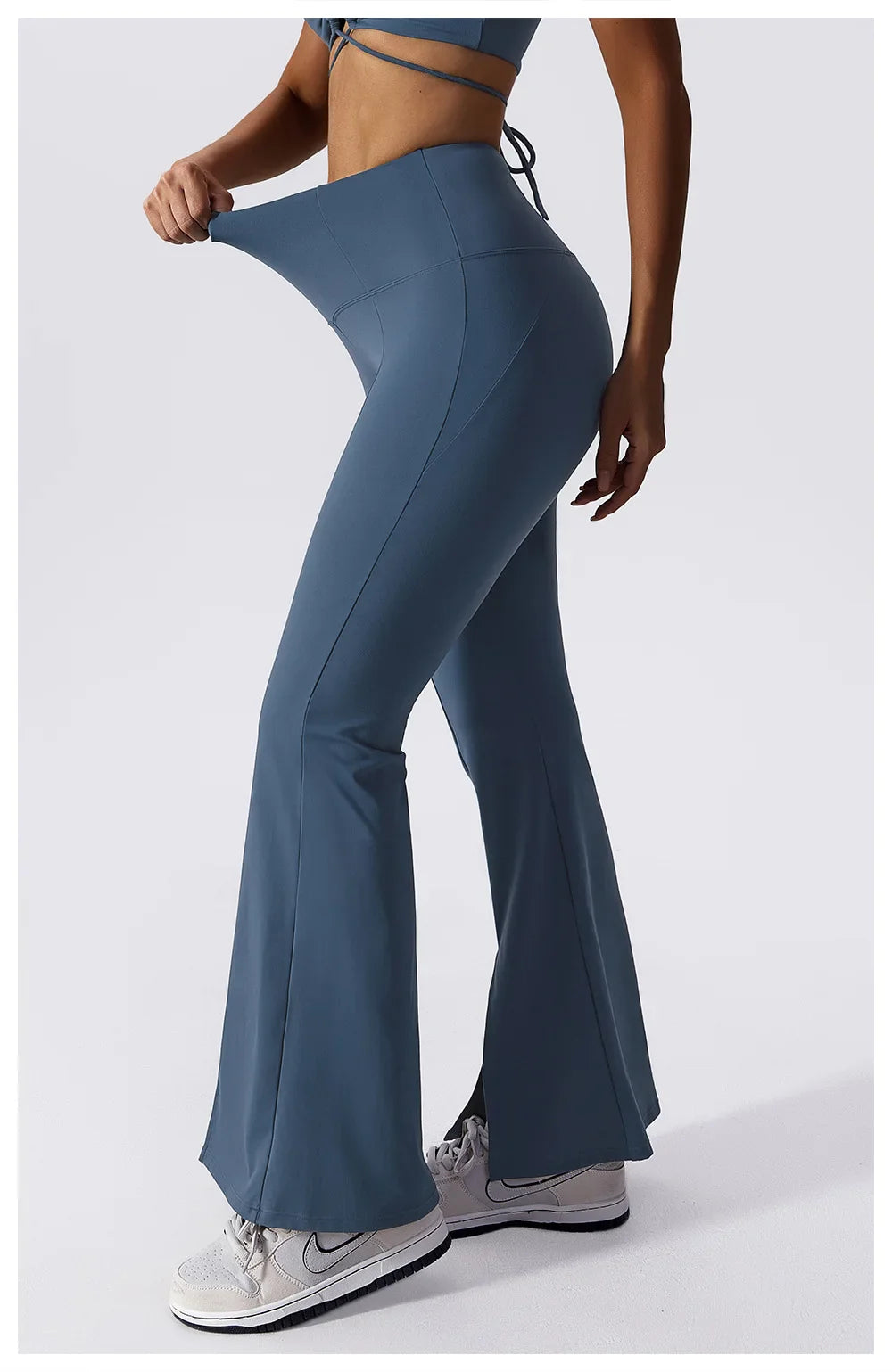 Women's Yoga Pants High Waist Sports Fitness Dance Casual Bell-bottoms Wide Leg Pants For Women Gym Workout Sexy Breathable