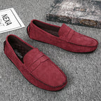 Fashion Suede Men Casual Shoes Breathable Comfort Slip-on Mens Driving Shoes Luxury Brand Men Loafers Mens Lazy Shoes Moccasins