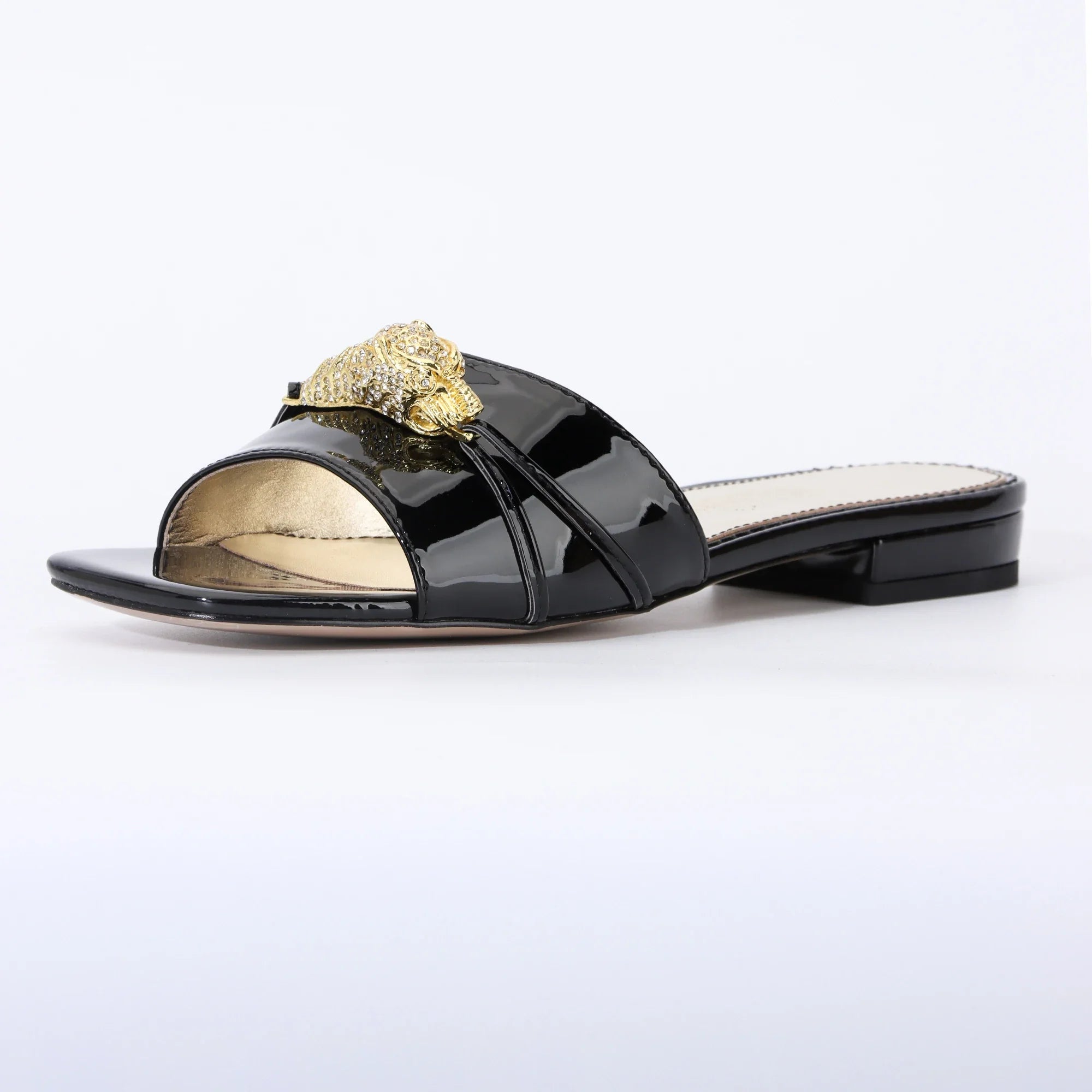 Designer Shoes for Women Jeweled Snake Flat Slides Sandals Summer 2024 Classic funny Slippers Women High Quality Luxury