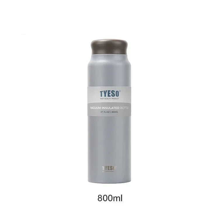TYESO Stainless Steel Insulated Cups Coffee Thermos Cups Portable Large Capacity Home Office Travel Water Cup Drinking Utensil