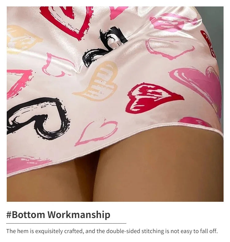 Women Nightdress Sexy Sleepwear Pajamas Nightgowns Slip Skirt Loungewear Nightie Ladies Summer Casual Home Clothes Pyjama Femme