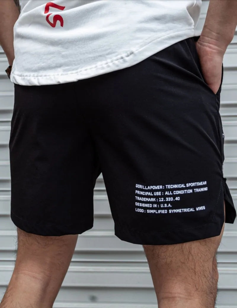 Summer new Men Light Weight Thin Short Pants Running Squat Fitness Shorts Men GYM Wear Quick-drying Beach Drawstring Shorts