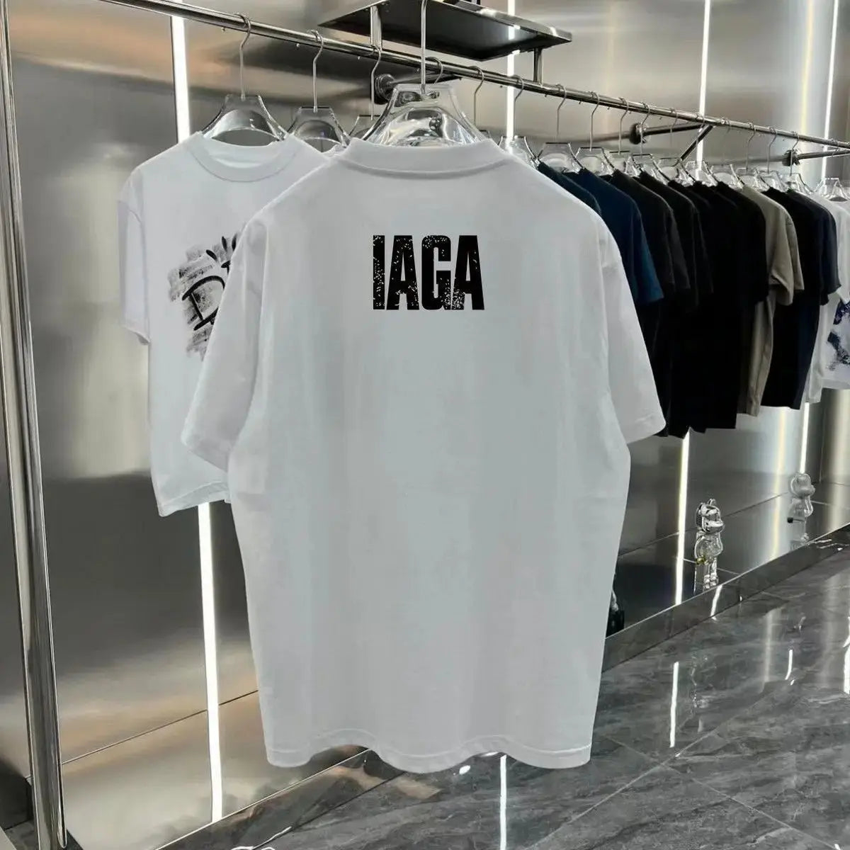 Fashion Brand Luxury Women's Round Neck Short Sleeve Large Size Hand-painted Letter Graffiti T-shirt Women's T-shirt