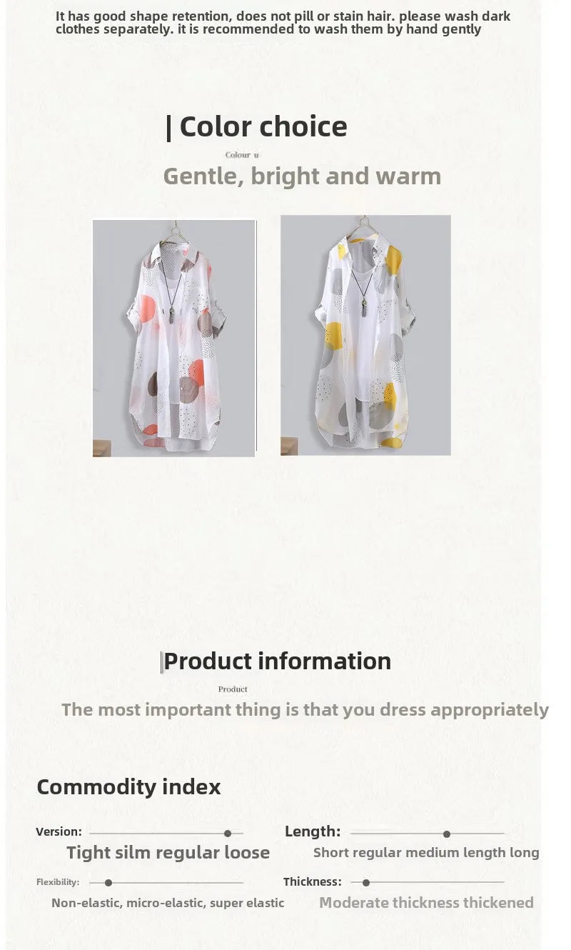 Thin Model Korean Popular Clothes Sun Protection Great Tops Chiffon Shirts Summer Elegant Women's Tops Blouses Clothing