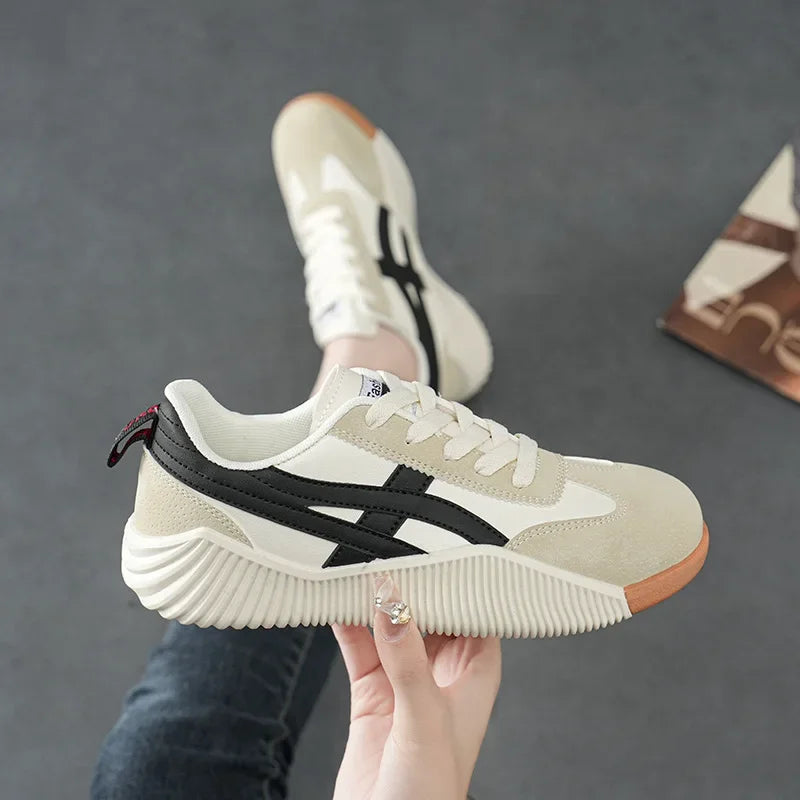 Women's Spring 2025 New Casual Sports Shoes Women Sneakers Round Toe High Quality Shoes Ladies Platform Shoes