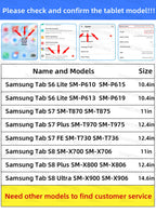Case For Samsung Galaxy Tab S7/S8/S9 11 in for S6 Lite 10.4 S7 FE S8 S9 S10 Plus 12.4 S8 S9 With Pen Tray Tablet Cover
