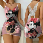 Back Butterfly Hollow out Design Women's Nightwear Romantic Female Suspender Sleeping Dress Summer Comfortable Pajama for Women