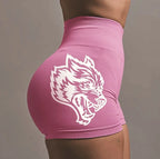 Women Shorts Yoga Wolf Seamless Gym Shorts Women Summer Workout Short Legging Sport Wear Fitness Outfits Gym Yoga Run Shorts
