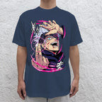 Anime Jujutsu Kaisen Printed Cotton T-shirts Women/Men Summer Short Sleeved Tee Shirts Round Neck Personalized Graphic Tops