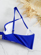 Cheap Push Up Bikinis Women Swimsuits  Solid Padded Women Swimwear Vintage Female Swimsuit High Waist Biquini Bathing Suit