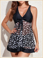 High Waist Swimsuit Beach Dress 2024 Women 2 Piece Printed Tankini Set Swimwear Female Bathing Swimming Swim Suit Beachwear Lady