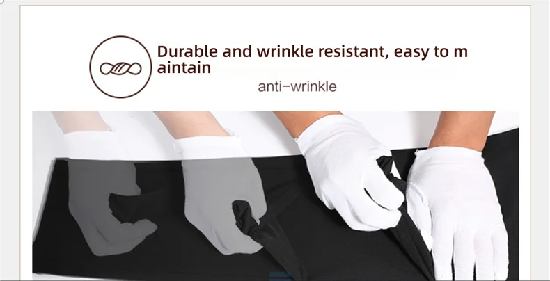 Top Grade Flat Waist Milk Shreds Business New Brand Casual Office Fashion Long Straight Pants Men Trousers Mens Clothes 2025