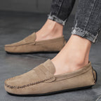 Fashion Suede Men Casual Shoes Breathable Comfort Slip-on Mens Driving Shoes Luxury Brand Men Loafers Mens Lazy Shoes Moccasins