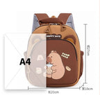 Children Capybara School Bag Cute Fashion Boy Girl Backpack Kids Kindergarten Rucksack Baby Gift