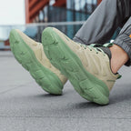 Unisex Summer Running Shoes Lightweight Men Women Fashion Sneakers Original Trainer Breathable EVA Elastic Lace Up Sports Shoes