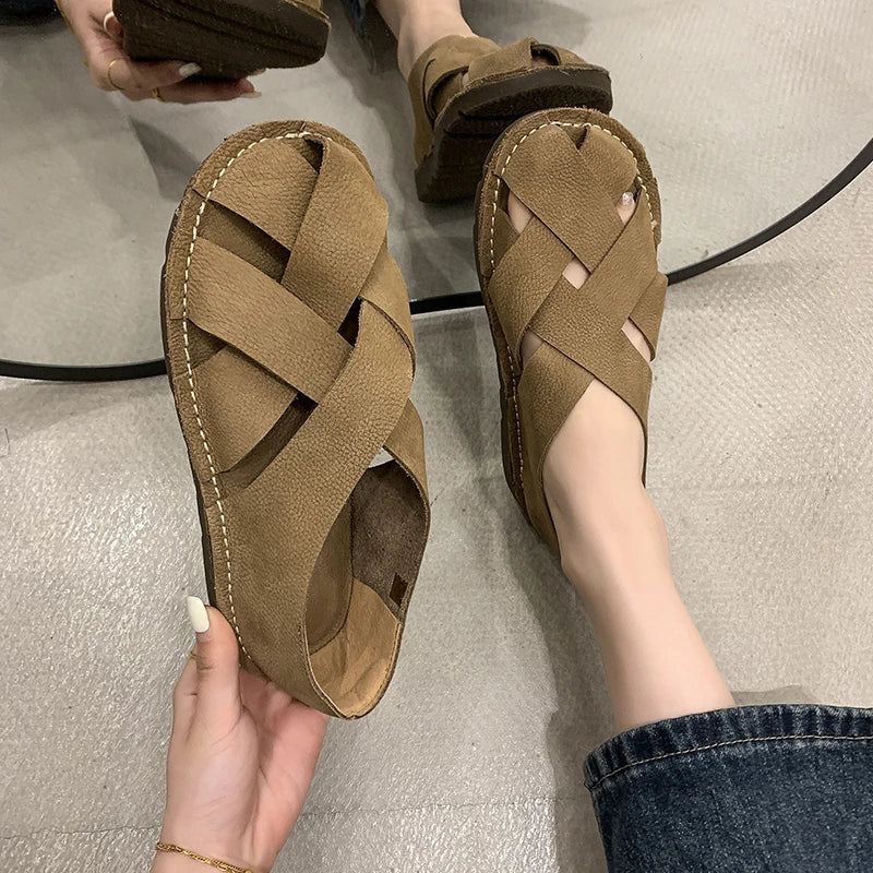 New Women Shoes Sandals Flat Low Heel Sneakers Casual Gladiator Barefoot Loafers Slip-on Summer Spring Comfortable on Promotion