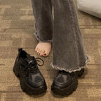 New Summer Black Women New Fashion Platform Sport designer Shoes Women Casual Chunky Sneakers Women Mesh Leather Platform Shoes