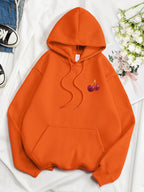 Cherries Cosh Valentine Funny Print Hoody Men Women Hip Hop Pullover Hoodie Loose Warm Sweatshirt Fashion Fleece Clothing Couple