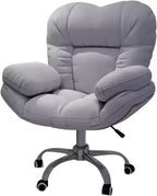 Dark Gray Recliner Gaming Chair - Home Office Desk Chair with Lift, Comfortable Armchair for Living Room & Bedroom