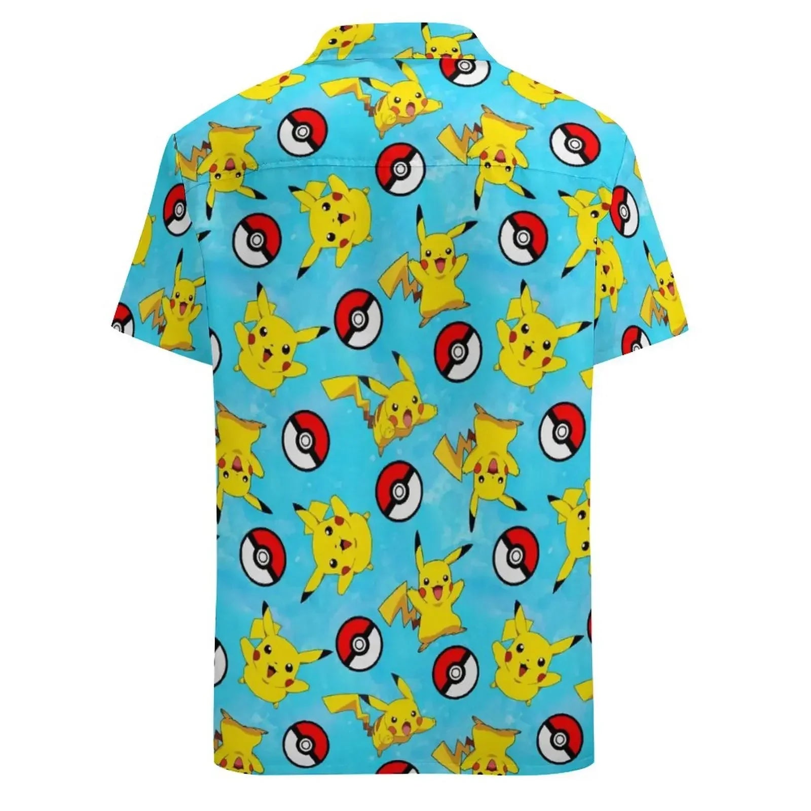 Summer Men's Shirt Cute Animal Print Short Sleeve Shirt Open button Lapel Men's Top Comfortable Casual Men's Shirts