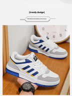 New lace-up breathable sports casual shoes for women classic low top student round head non-slip shoes for men