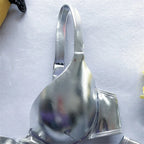 Gold Bikini Push Up Bra Women Trend Y2K Swimwear Glossy Metallic Beach Outfit Swimsuit Bath Suit Club Micro Bikinis Tangas Mujer