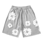 Fashion Pants Men's and Women's American Kapok Floral Pants Breathable and Quick-drying Best Fashion Daily Casual Shorts