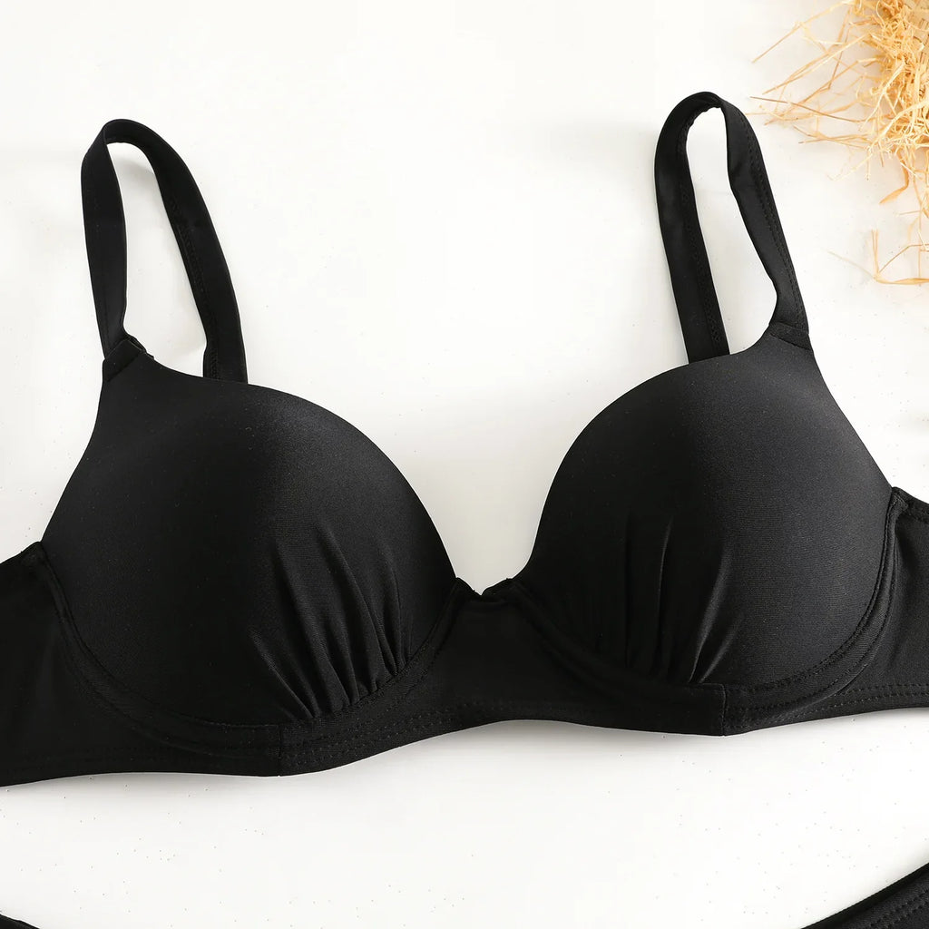 Underwired Bra Cup Brazilian Bikini Female Swimsuit Women Swimwear Two-pieces Bikini Set Push Up Bather Bathing Suit Swim Lady