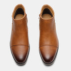 Comfortable Ankle Leather Boots For Men Boots For Men Fashion Brand