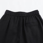 TRAF Women Fashion Spring Summer Lace-up Linen Blended Straight Pants Pocket Office Lady Chic High Waist Trousers Mujer