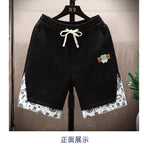 Top selling men's high-quality trendy printed shorts for spring and summer 2025, five quarter shorts, casual shorts