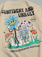 Confident And Unruly Attitude Determines Direction Men T Shirt Cotton Shirt Street Loose T-Shirts Summer Breathable Short Sleeve