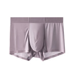 High Quality Men's Ice Silk Underwear Summer Thin Breathable Seamless Panties Sexy Male Underpants Plus Size Boxer Shorts