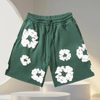 Fashion Pants Men's and Women's American Kapok Floral Pants Breathable and Quick-drying Best Fashion Daily Casual Shorts