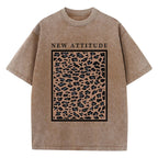 Yosemite National Papk Prints Washed T Shirts Women Cotton T-Shirts Distressed Oversized O-Neck Tops Summer Casual Woman Clothes