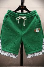 Top selling men's high-quality trendy printed shorts for spring and summer 2025, five quarter shorts, casual shorts