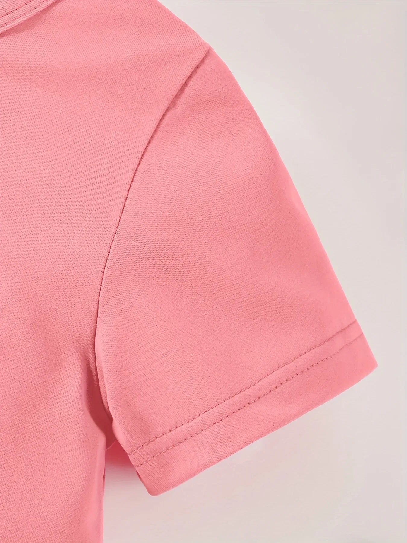 Girls' summer comfortable pattern printed ruffle edge dress, fashionable solid color versatile, suitable for outdoor leisure