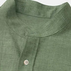 Summer New Short Sleeve Printed Shirt Men's Shirt Collar Casual Fashion Striped Shirt Thin Short Sleeve Shirt Men's