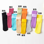 Girls socks Children's snow socks Autumn winter plush thickened warmth medium and large children's baby boys long cotton socks