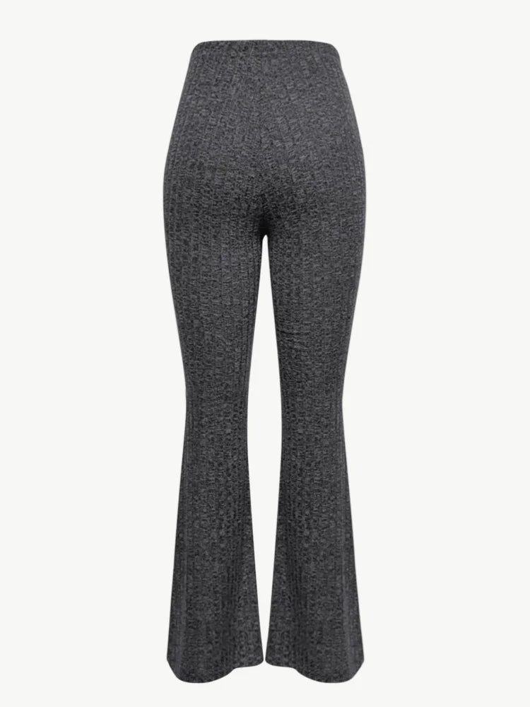 Women's Bell-bottom Pants High-waisted Tight Wide Leg Yoga Pants Fitness Sports Casual Leggings Trousers Joggers Autumn Winter