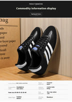 High quality summer new Sambard training shoes Retro low top casual board shoes men wear non-slip women's shoes