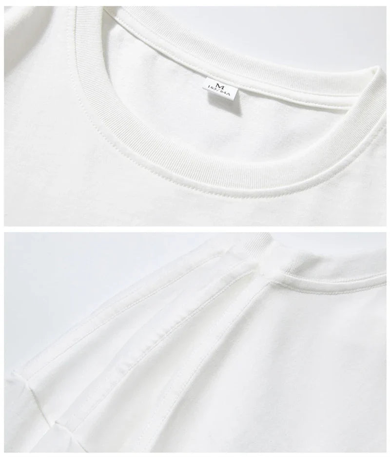 Blessyuki Summer Plus Size Cotton T-shirts Women 2023 Soft O-neck Letter Printed Tees Casual Short Sleeve All-match Female Tops