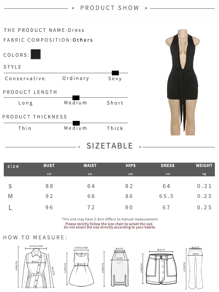 Weird Puss Tight Bandage Dress Women Backless Deep V-Neck Sexy Halter Summer Midnight Hottie Sexy Clubwear Trend Hipster Bodycon