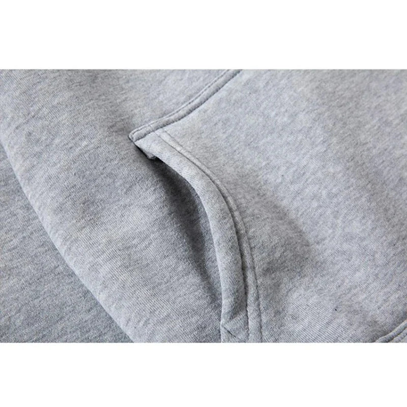 Hot Sales Mens Tracksuit Casual Sport Hooded Sweatshirt Trend Versatile Fashion Warm Tops Jogging Pullover High Street Clothing