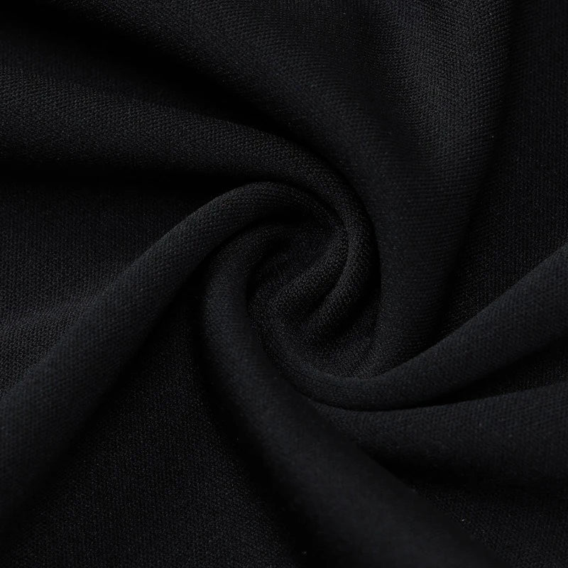 Elegant Round Neck Pleat Long Sleeve New Women's Dresses Casual Slim Pink Black White Short Dresses Lady Chic Party Street Robes